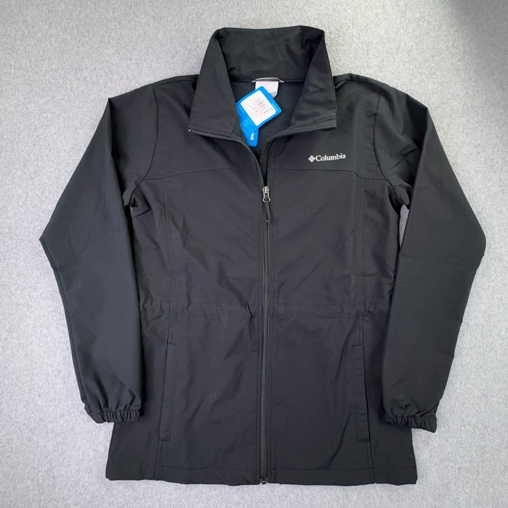 NEW‎ Columbia Vista Hills Softshell Jacket Women's M Black Full Zip Omni Shield